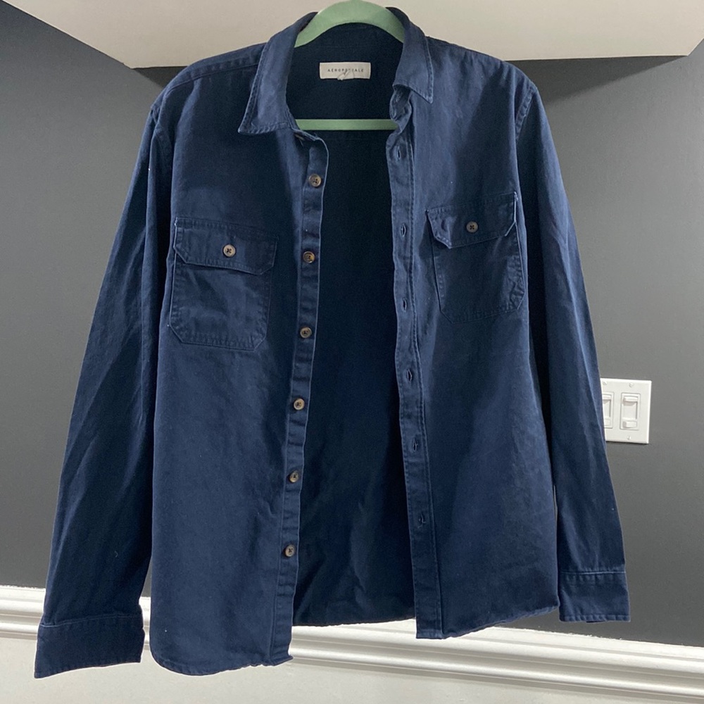 Aeropostale Canvas Light Jacket/Over Shirt